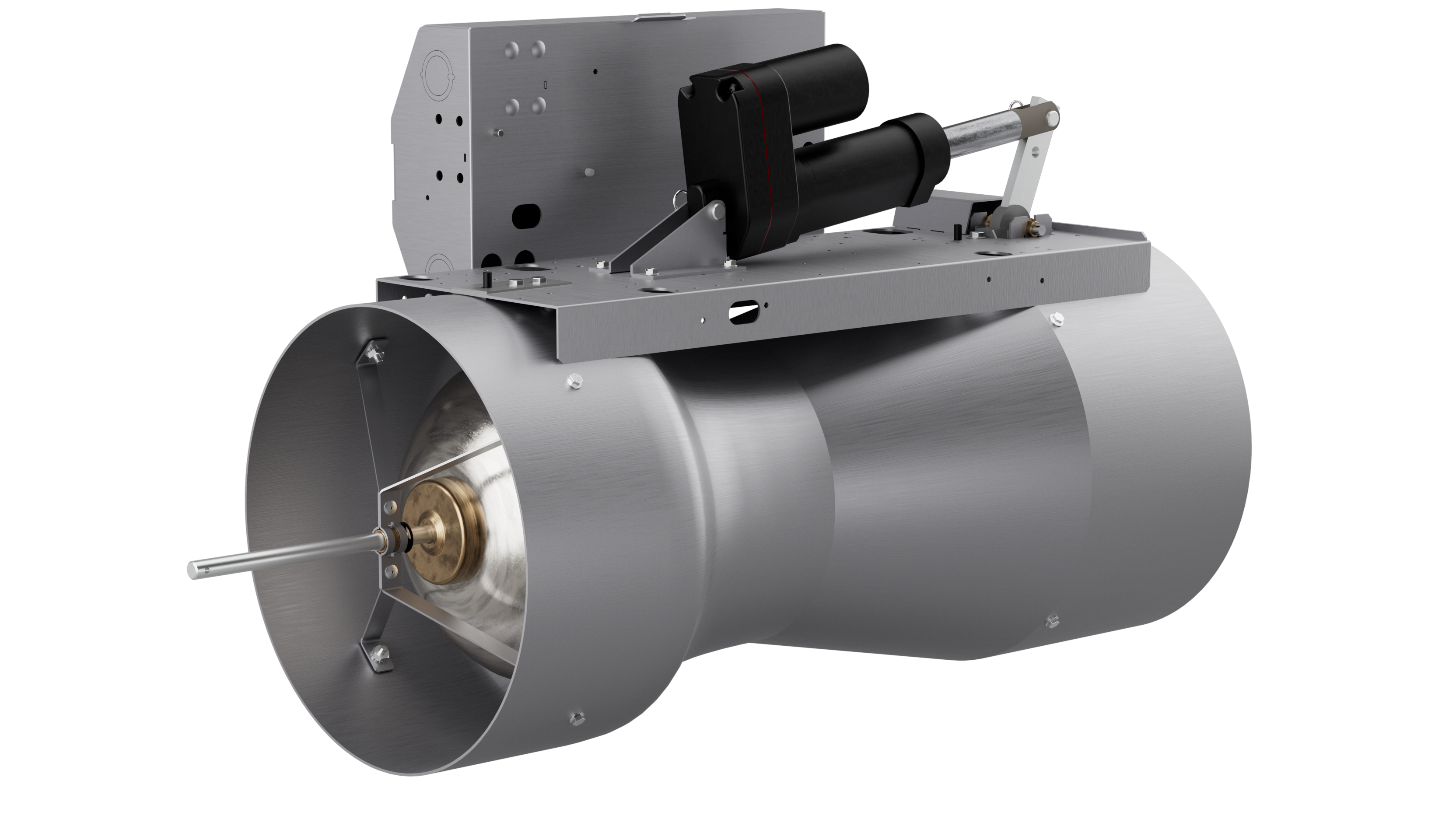 Phoenix Controls venturiventil med elektrisk aktuator